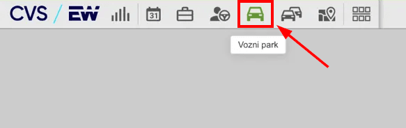 Open the "Vehicle Fleet" tab (car icon)