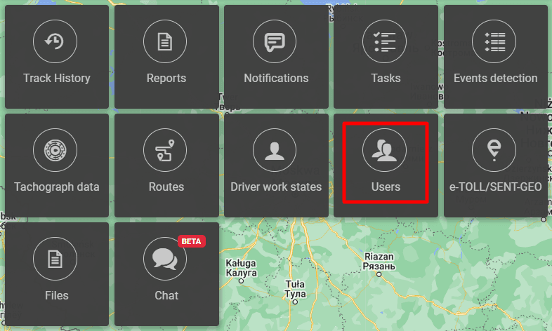 Select “Users”