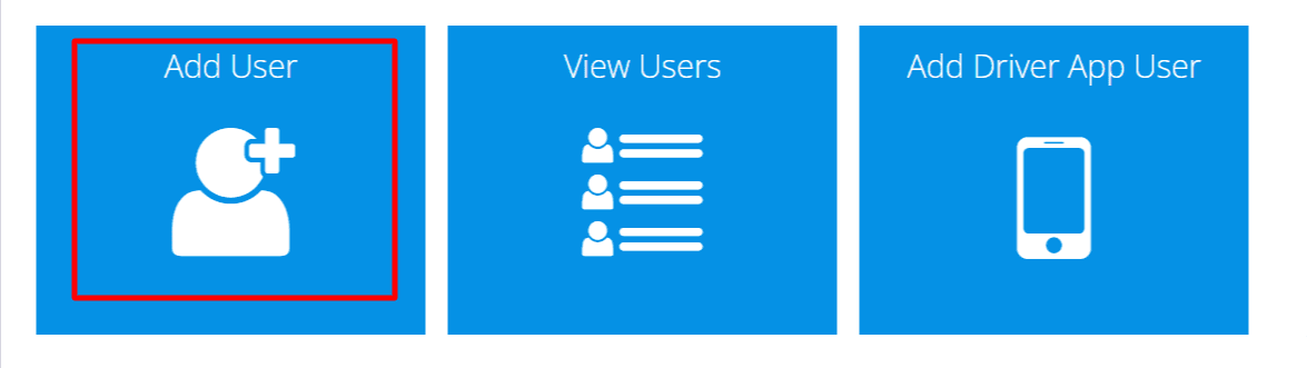 Select “Add User”