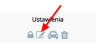 Select the edit icon next to the created user