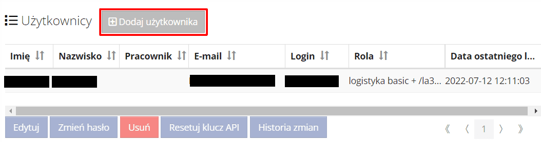 Select “Add user”