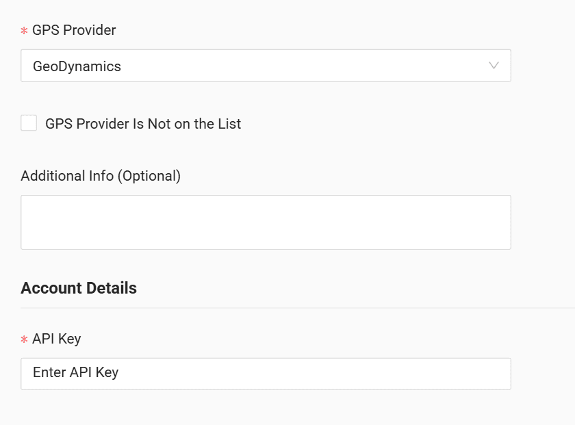 Paste the copied token into the "API Key" field