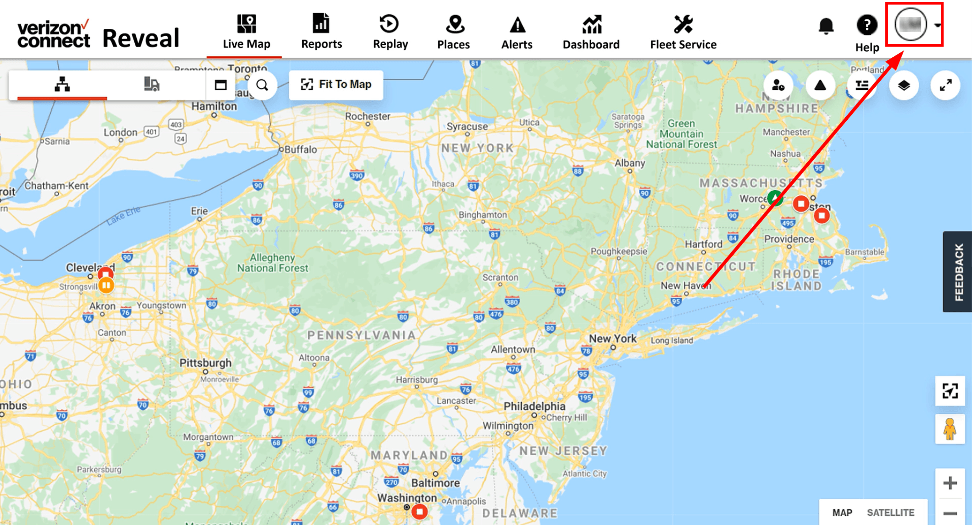 Click on your avatar